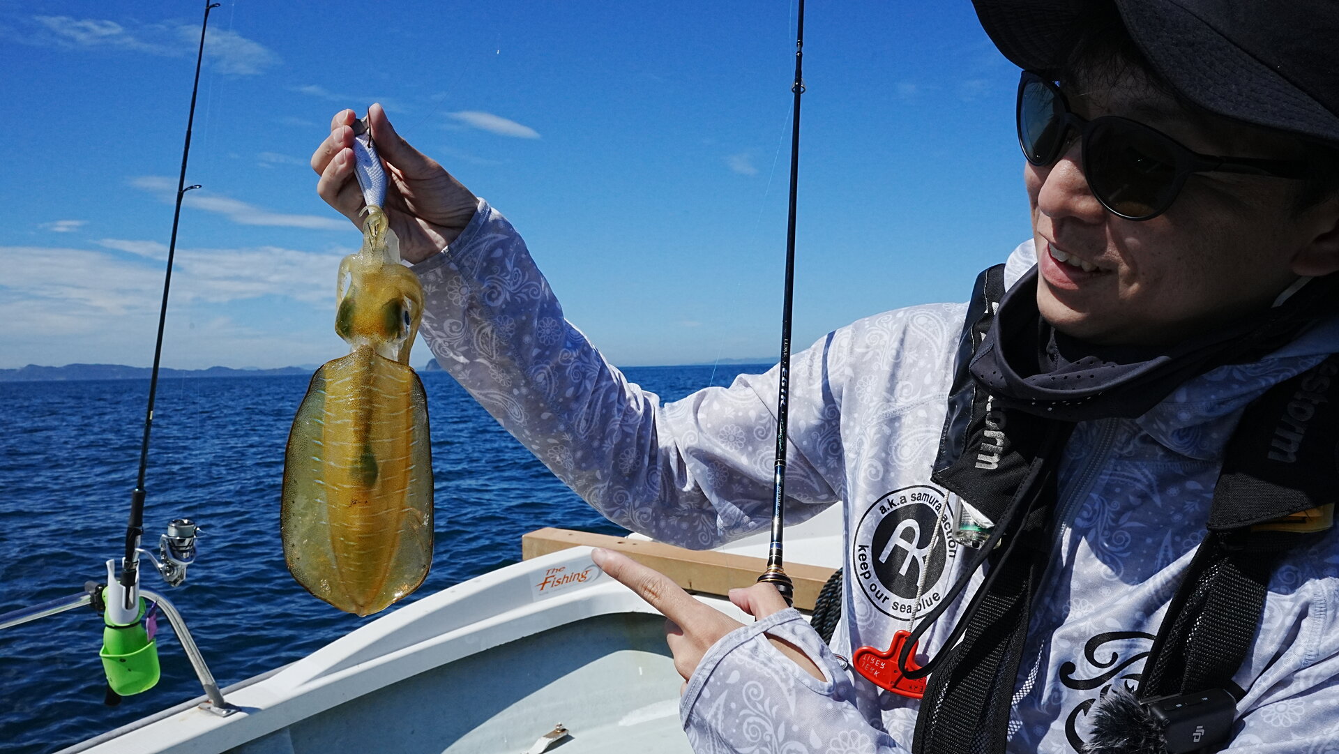 東(Azuma)による実釣風景
