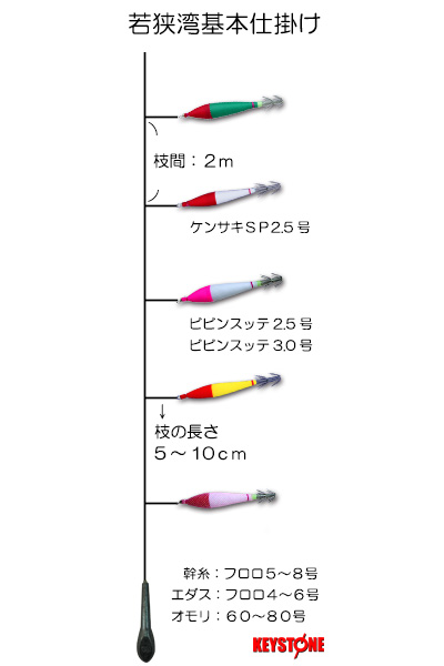 福井若狭湾夜焚き基本仕掛け