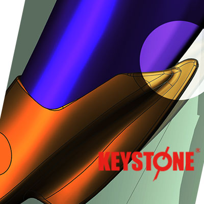 バンドを引っ掛けやすいヘッド形状